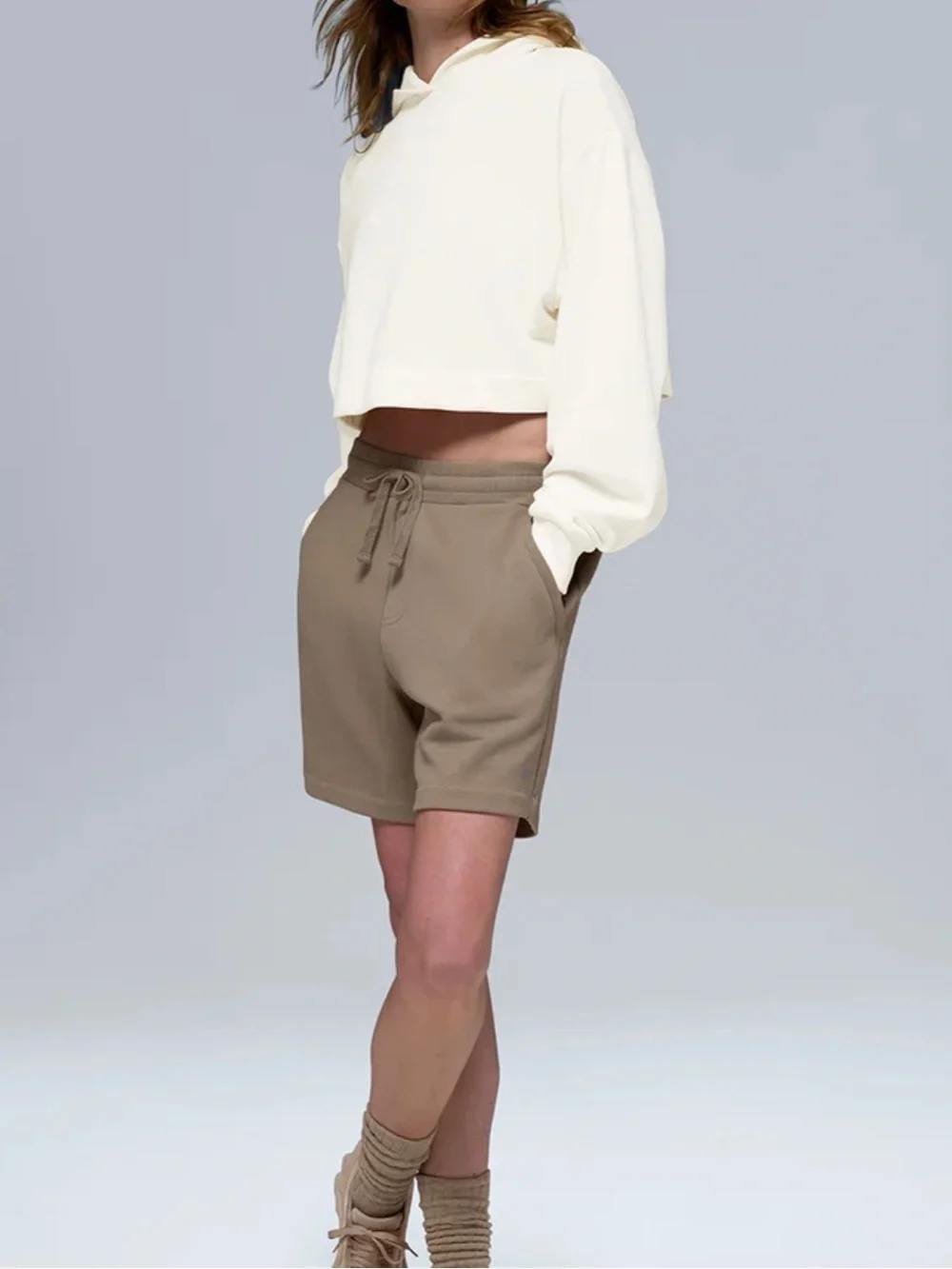 Alo Cropped Hoodie